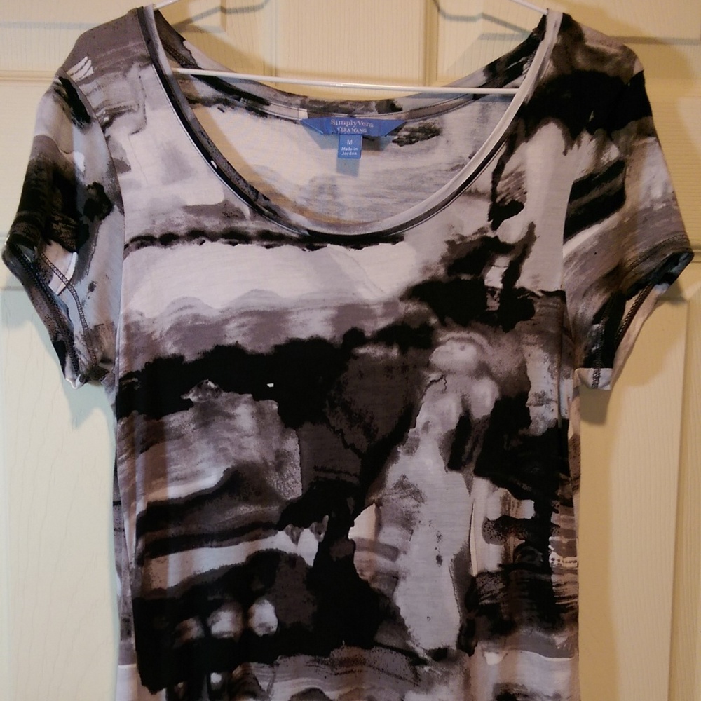 Vera Wang Abstract Top